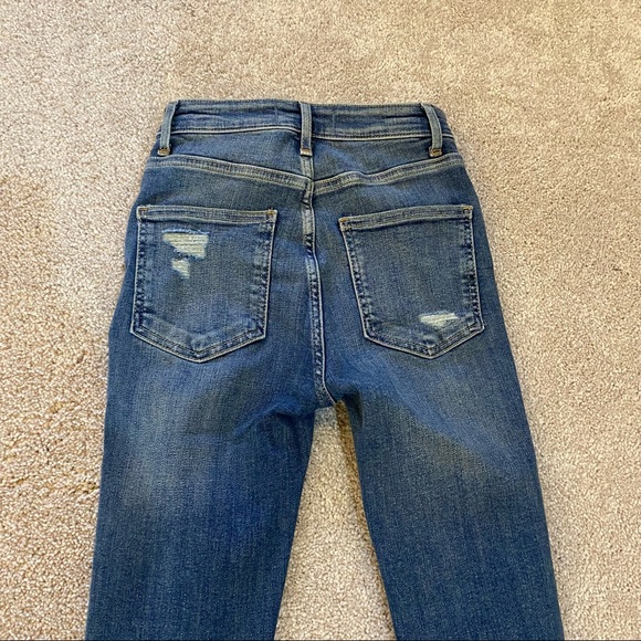 - NWT Free People Sabrina Ripped High Waisted Crop Skinny Jeans - Picture 4 of 10